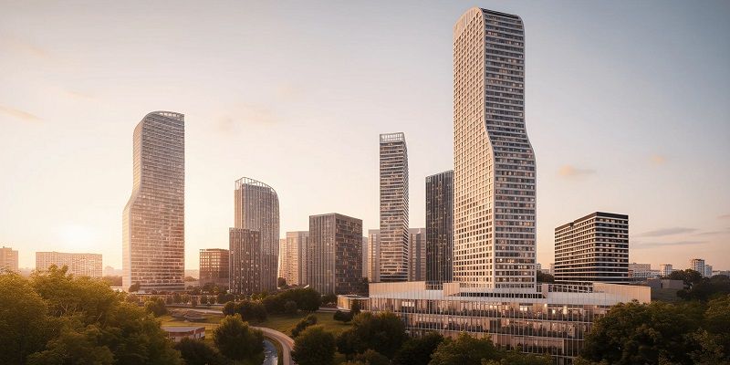 Архитектурная концепция АФИАЛЬТ — плавные линии фасадов